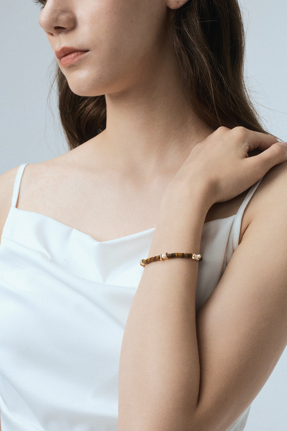 Caramel Tiger Eye Stone Bracelet