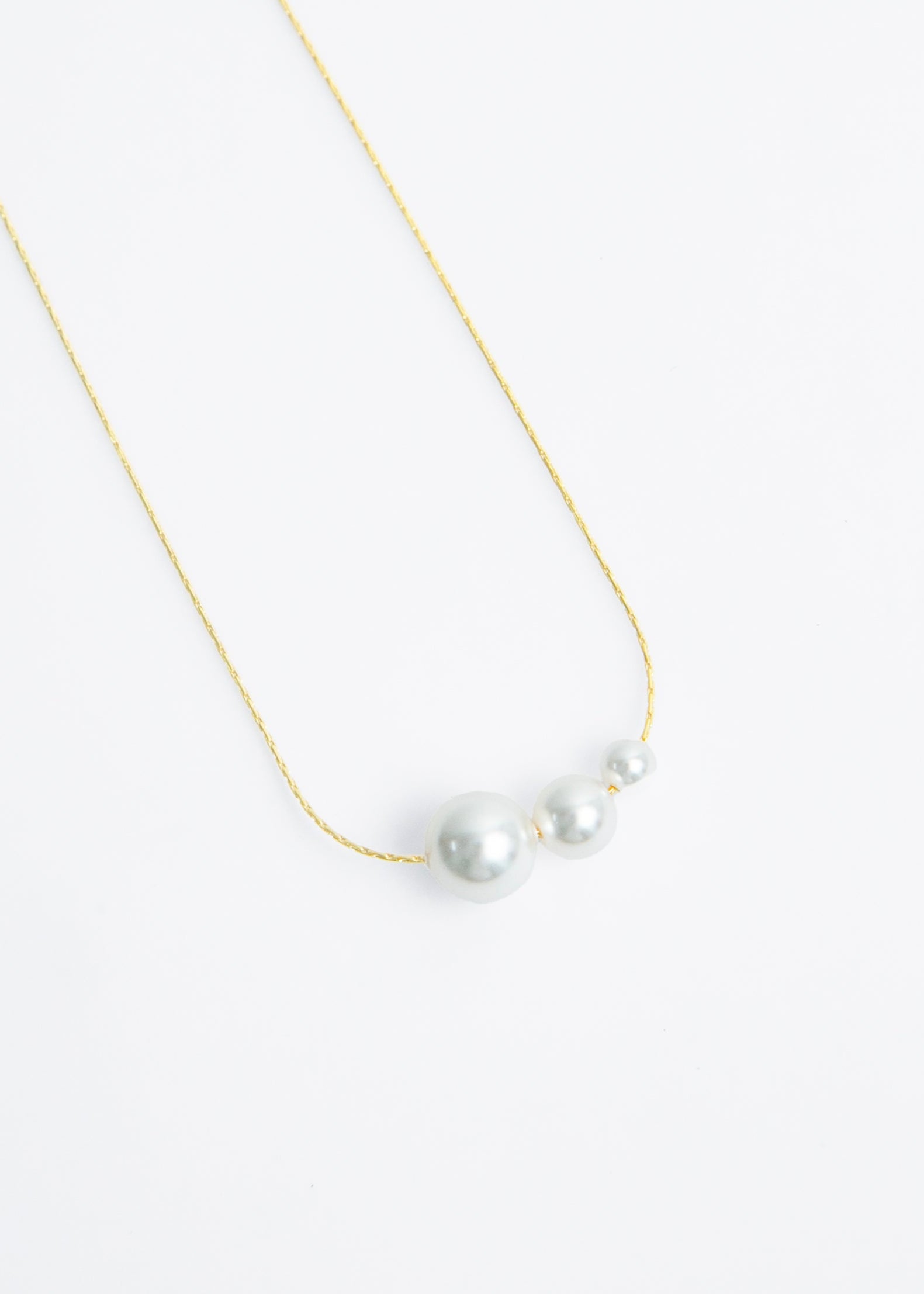 Trifecta Pearl Necklace